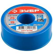 ЗУБР 0.2 мм х 25 мм х 15 м, 0.40 г/см3, ФУМ лента (12371-25-040)