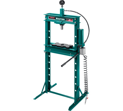 KRAFTOOL PMD-20, 20 т, гидравлический пресс с гидронасосом и пневмоприводом (43473-20) купить  в Сочи