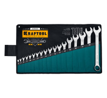 KRAFTOOL 18 шт, 6 - 32 мм, набор комбинированных гаечных ключей (27079-H18)