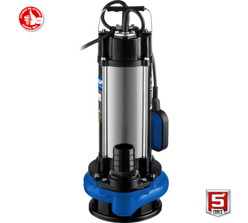 ЗУБР 1500 Вт, дренажный насос с большим напором для грязной воды, Профессионал (НПГ-Т5-1500) купить  в Сочи