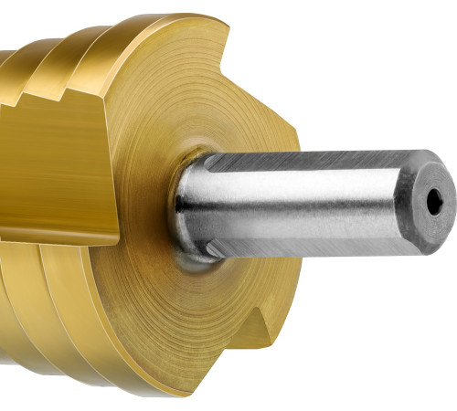 ЗУБР 4-22 мм, 10 ступеней, покрытие NiT, сверло ступенчатое составное (29673-4-22) купить  в Сочи