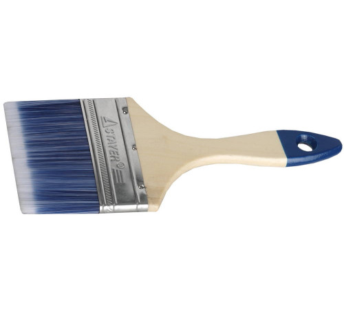 STAYER AQUA, 100 мм, 4″, искусственная щетина, деревянная ручка, для воднодисперсионных и акриловых ЛКМ, плоская кисть (01032-100) купить в Сочи STAYER AQUA, 100 мм, 4″, искусственная щетина, деревянная ручка, для воднодисперсионных и акриловых ЛКМ, плоская кисть (01032-100) купить в Сочи
