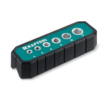 KRAFTOOL Woodsniper 121, 6 отверстий 4 - 12 мм, кондуктор для сверления под углом 45° и 90° (30073)