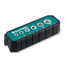 KRAFTOOL Woodsniper 121, 6 отверстий 4 - 12 мм, кондуктор для сверления под углом 45° и 90° (30073)