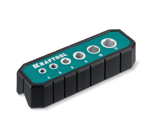 KRAFTOOL Woodsniper 121, 6 отверстий 4 - 12 мм, кондуктор для сверления под углом 45° и 90° (30073) купить  в Сочи