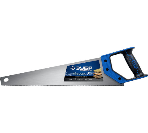 ЗУБР Молния-7, 450 мм, универсальная ножовка, Профессионал (1537-45) купить  в Сочи