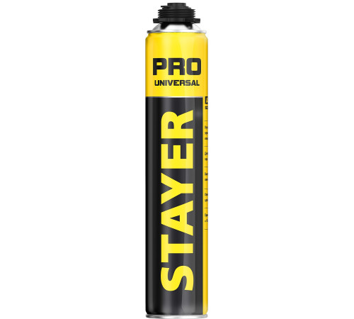 STAYER PRO, 750 мл, пистолетная, выход до 35 л, всесезонная, монтажная пена, Professional (41135) купить  в Сочи