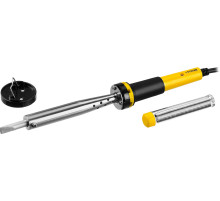 STAYER PROTerm, 100 Вт, клин, в наборе: припой + подставка, 2 К рукоятка, электропаяльник, Professional (55300-100)