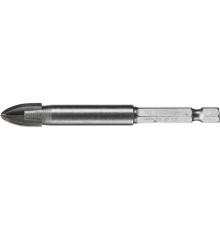 STAYER 12 мм, 4х кромка, HEX 1/4, Сверло по стеклу и кафелю (2985-12)