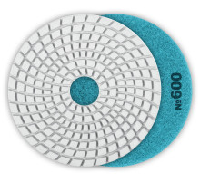 ЗУБР 125 мм, №600, мокрое шлифование, алмазный гибкий шлифовальный круг АГШК, Профессионал (29867-600)