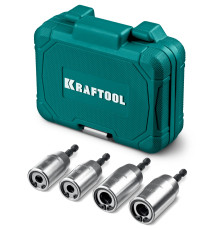 KRAFTOOL STUD DRIVER, 4 шт, М6, М8, М10, М12, набор ударных шпильковертов (26199)