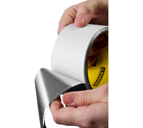 STAYER ProTape 50 мм, 50 м, до 120 °С, самоклеящаяся алюминиевая лента, Professional (12268-50-50) купить в Сочи STAYER ProTape 50 мм, 50 м, до 120 °С, самоклеящаяся алюминиевая лента, Professional (12268-50-50) купить в Сочи
