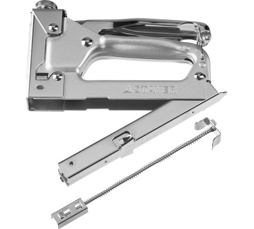 STAYER Pro-53, тип 53 (A/10/JT21) 23GA (4 - 14 мм), усиленный степлер для скоб, Professional (3150) купить в Сочи STAYER Pro-53, тип 53 (A/10/JT21) 23GA (4 - 14 мм), усиленный степлер для скоб, Professional (3150) купить в Сочи