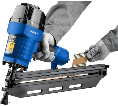 ЗУБР SN21 80 х 3.1 мм, реечные гвозди рифленые оцинкованные, 2010 шт (305396-80) купить  в Сочи