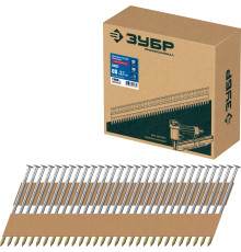 ЗУБР SN21 80 х 3.1 мм, реечные гвозди рифленые оцинкованные, 2010 шт (305396-80)