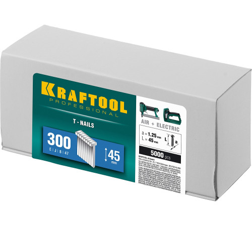 KRAFTOOL тип 18GA (47/300/F) 45 мм, 5000 шт, гвозди для нейлера (31785-45) купить в Сочи KRAFTOOL тип 18GA (47/300/F) 45 мм, 5000 шт, гвозди для нейлера (31785-45) купить в Сочи