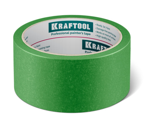 KRAFTOOL #300 Strong 48 мм х 30 м, для грубых и шероховатых поверхностей, малярная лента (12103-48) для защиты грубых и шероховатых поверхностей перед проведением малярных работ
