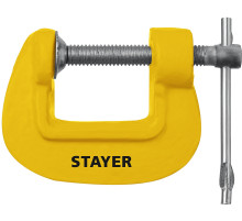 STAYER S-25, 25 мм, чугунная струбцина (3215-025) STAYER S-25, 25 мм, чугунная струбцина (3215-025)