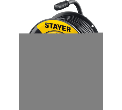 STAYER S-207, ПВС, 2 х 0.75 мм2, 50 м, 2200 Вт, удлинитель на катушке (55073-50) купить в Сочи STAYER S-207, ПВС, 2 х 0.75 мм2, 50 м, 2200 Вт, удлинитель на катушке (55073-50) купить в Сочи