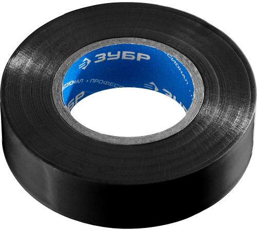 ЗУБР ЭЛЕКТРИК-20, 19 мм х 20 м, 6 000 В, черная, не поддерживает горение, изолента ПВХ, Профессионал (1234-2) купить  в Сочи
