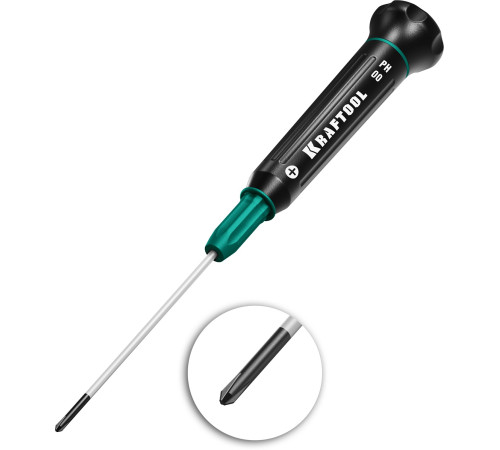 KRAFTOOL Precision PH00, отвертка для точных работ (25682-00) купить  в Сочи