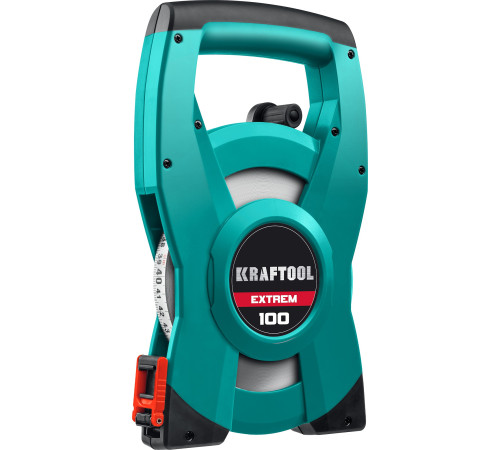 KRAFTOOL EXTREM, 100 м, геодезическая стальная мерная лента купить  в Сочи