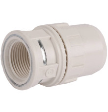 ЗУБР ШиреФит, штуцер с гайкой 26 мм - 3/4″, муфта (51462-26-3/4)