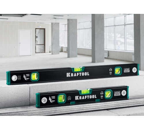 KRAFTOOL 2000 мм, усиленный профиль, с зеркальным глазком, магнитный уровень (34785-200) купить  в Сочи