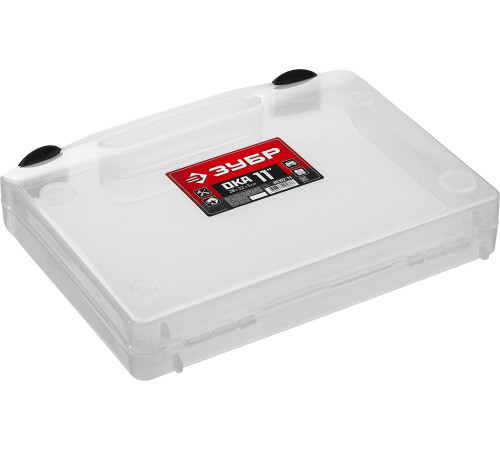 ЗУБР ОКА-11, 280 х 220 х 50 мм, (11″), кейс-органайзер (38102-11) купить  в Сочи