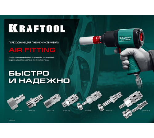 KRAFTOOL 1/2″F - рапид штуцер, переходник (06591-1/2) купить  в Сочи