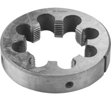 ЗУБР G 3/4″, сталь 9ХС, плашка круглая ручная (4-28032-3/4)