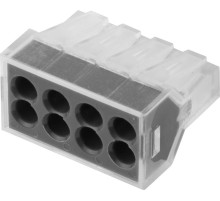 СВЕТОЗАР 400 В, 24 А, 0.75 - 2.5 мм2, 2 шт, соединительная 8-ми проводная клемма (49170-8)