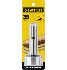 STAYER Forstner, 35 мм, ДСП, cверло Форстнера по дереву (29985-35)