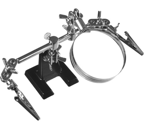 STAYER MAXTerm, увел. линза 2Х, держатель для пайки третья рука с лупой (55339) купить  в Сочи