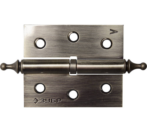 ЗУБР 75 х 63 х 2.5 мм, разъемная, левая, цвет старая латунь (AB), 2 ш, карточная петля (37605-075-5L) купить  в Сочи