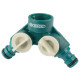 RACO ORIGINAL, 3/4″, двухканальный, с внутренней резьбой, из ABS пластика, поливочный распределитель (4250-55255C) купить в Сочи