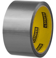 STAYER 48 мм, 10 м, серебристая, армированная лента, Professional (12080-50-10)