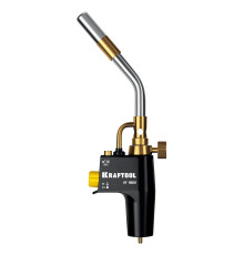 KRAFTOOL KF-9000, с пьезоподжигом на баллон турбо нагрев + 30% 2000°C, Газовая горелка Blue Fire (55510)