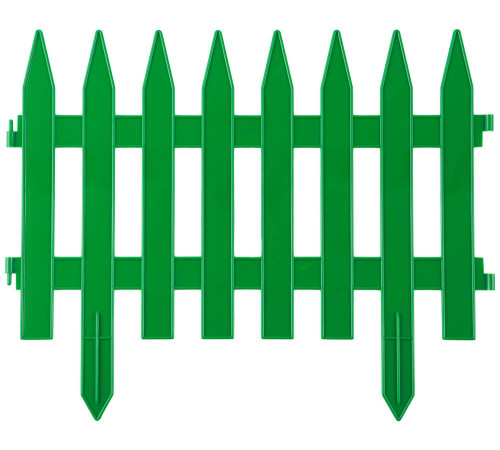 GRINDA Классика, 28 х 300 см, зеленый, 7 секций, декоративный забор (422201-G) купить  в Сочи
