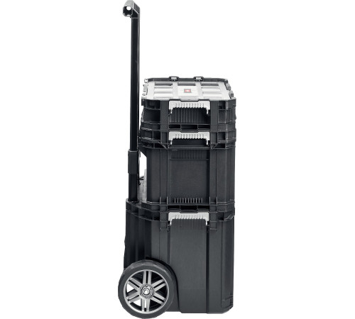 KETER SMART ROLLING, 564 х 373 х 700 мм, (22″), набор пластиковый ящик-тележка + ящик для инструментов + ящик органайзер (38390-22) купить  в Сочи