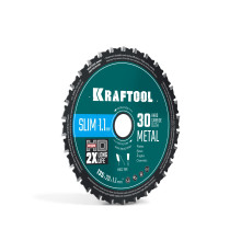 KRAFTOOL Ultra-Slim Metal Cut 135 х 20 x 1.3 мм, 30Т, диск пильный, тонкий рез металла (36956-135-20-30)