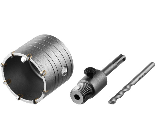 ЗУБР 65 мм, SDS - Plus, 8Т, коронка по бетону с оснасткой (29211-65) купить  в Сочи