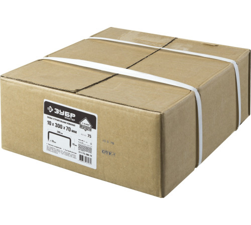 ЗУБР 300 x 70 x 10 мм, 75 шт, строительная скоба кованая (311175-300-70) купить  в Сочи