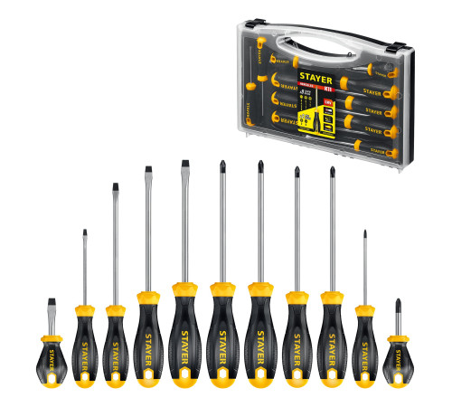 STAYER Hercules-K11 набор отверток 11 шт купить  в Сочи