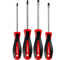 ЗУБР 4 шт, набор отвёрток (25065-H4)