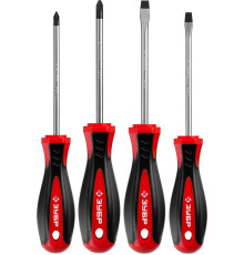 ЗУБР 4 шт, набор отвёрток (25065-H4)