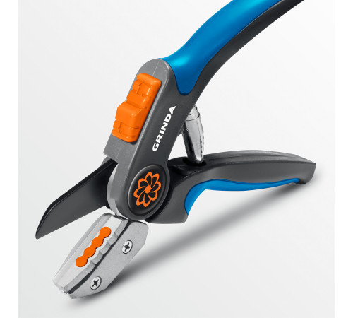 GRINDA P-56, 205 мм, легированная сталь, двухкомпонентные рукоятки, контактный секатор, PROLine (423456) купить  в Сочи