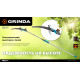 GRINDA GX-4000, длина 2-2,8 м, пила 350мм, рез до 30 мм, лезвия из нержавеющей стали, телескопический высоторез с пилой, PROLine (424530) купить  в Сочи