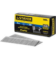 STAYER тип 18GA (47/300/F), 45 мм, 5000 шт, гвозди для нейлера, Professional (31530-45)