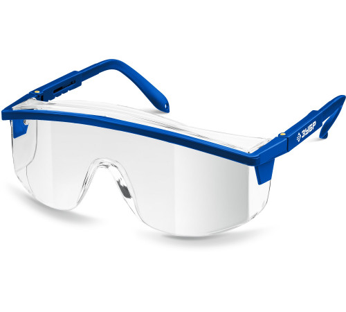 ЗУБР ПРОТОН, открытого типа, прозрачные, стекло увеличенного размера, защитные очки, Профессионал (110481) купить  в Сочи